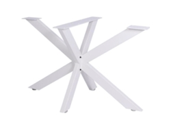 Biloxi Design Patas De Acero Para Mesas De Estilo Industrial Diy Forma De Araña, Blanco S Clp