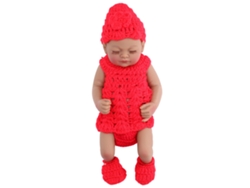 2026-muñeco Bebé Realista De Silicona 10 Pulgadas Niño Recién Nacido Con Ropa Roja Y Zapatos Juguete Para Niños
