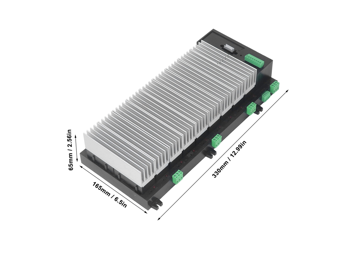 Regulador de voltaje de 1 kW y 18 canales con transformador integrado, tiristor y tarjeta de interfaz de red