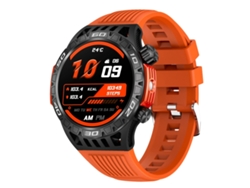 Reloj deportivo con correa de disco de 1,46 pulgadas, compatible con Bluetooth para conversación, sueño y frecuencia cardíaca (naranja)