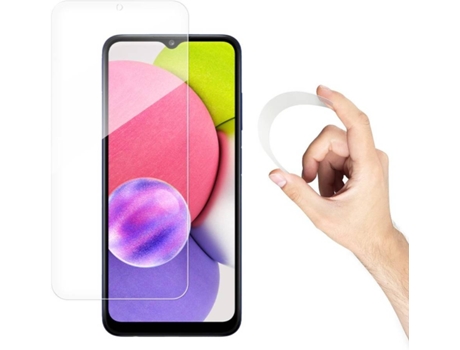 Protector Cristal Templado Samsung Galaxy A03s LMOBILE Flexible