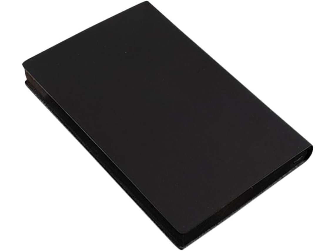 Bloc de dibujo con papel negro, cuaderno de bocetos en blanco para dibujar y tomar notas, cuaderno Gokoco