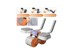 Máquina automática de entrenamiento abdominal con rebote, soportes para codos y rodillas, pantalla LCD y temporizador Mdug