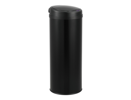 Cubo De Basura Automático Pantalla Led Acero Inoxidable 47 L Negro [EN.CASA]