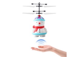 Bjww-boneco de neve Aeronave de Indução Brinquedo Voador De Boneco De Neve Recarregável Helicóptero Via USB