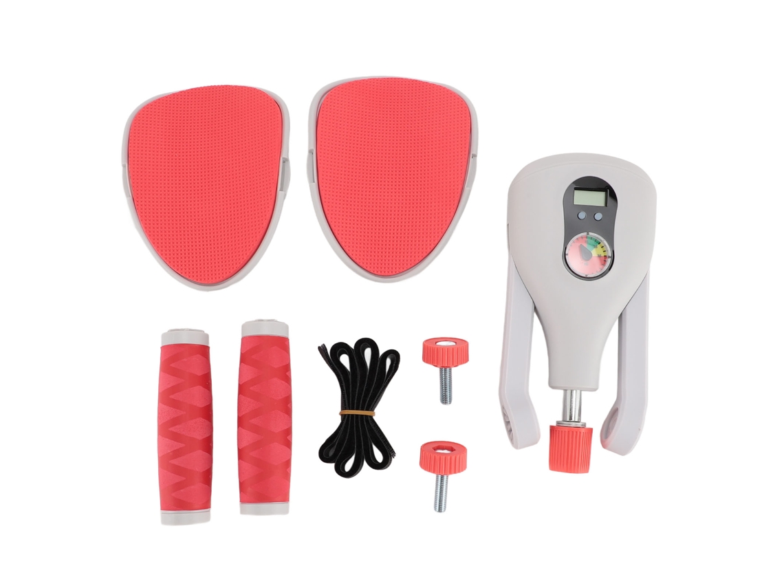 Treinador De Coxas Profissional Com Resistência Ajustável 0‑35kg Equipamento De Exercício Para Mulheres E Homens Cinza