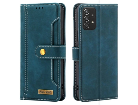 Funda Samsung Galaxy A53 5G HFS-HOUSE Porta Tarjetas (Verde)