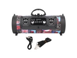 Altavoz Bluetooth Portátil Con Subwoofer, 20 W, Sonido Hifi, Volumen Ajustable, Inalámbrico Para Uso Doméstico Y En Exteriores.