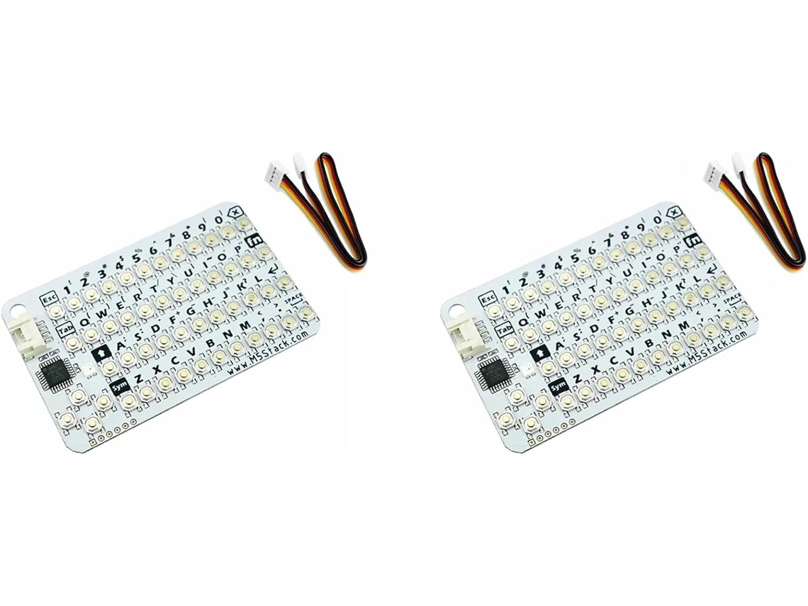Cardkb V1 1 Pack 2 Mini Teclados Qwerty De 50 Teclas Atmega8a Mcu Led Rgb Uiflow (mega8a)