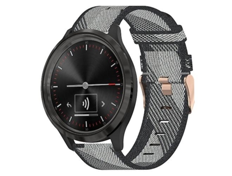 Correa para reloj Garmin Vivomove 3 de nailon gris de 20 mm VENISYMLIS
