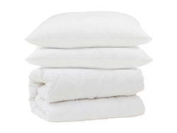 Juego De Edredón Con Almohada 3 Uds | Duvet Microfibra Y Plumas De Pato