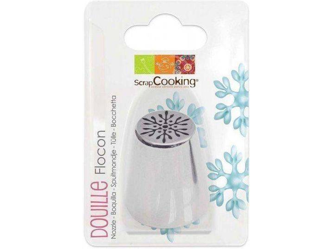 Boquilla Pastelera SCRAPCOOKING Copo de Nieve (Acero)