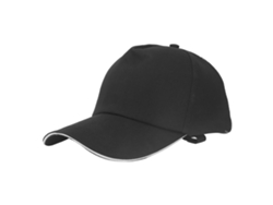 Capacete De Bateamento Seguro Ajustável Chapéu De Beisebol Abs Leve Respirável Preto