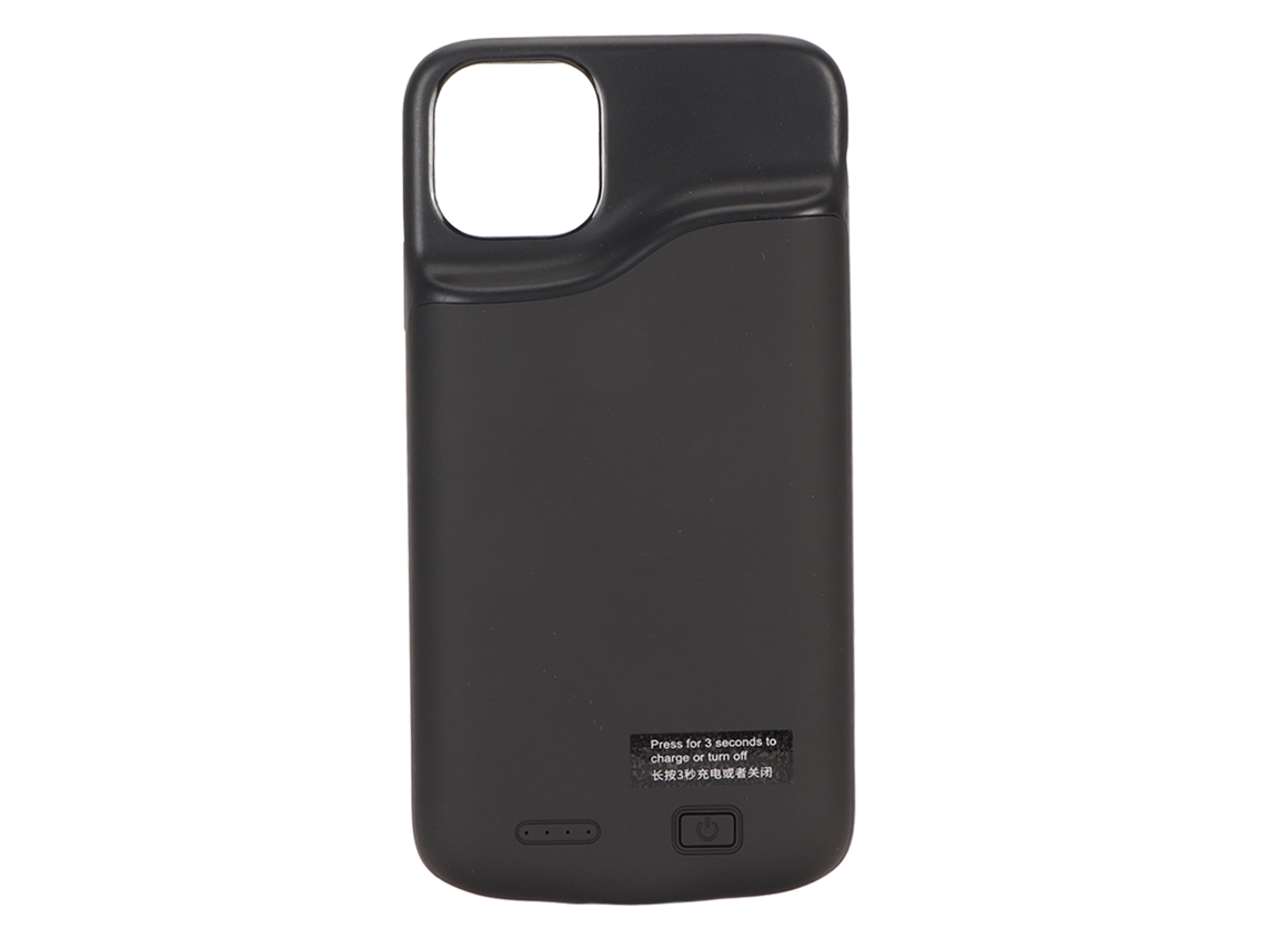 Capa De Bateria Para Ios 11 Pro Max 6.5 Polegadas 6000mah Carregamento Estendido Proteção Fina Preta