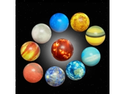 Ats-pelota De Espuma Saltarina De Ocho Planetas Juguete Educativo Antiestrés Colorido Para Niños 63mm