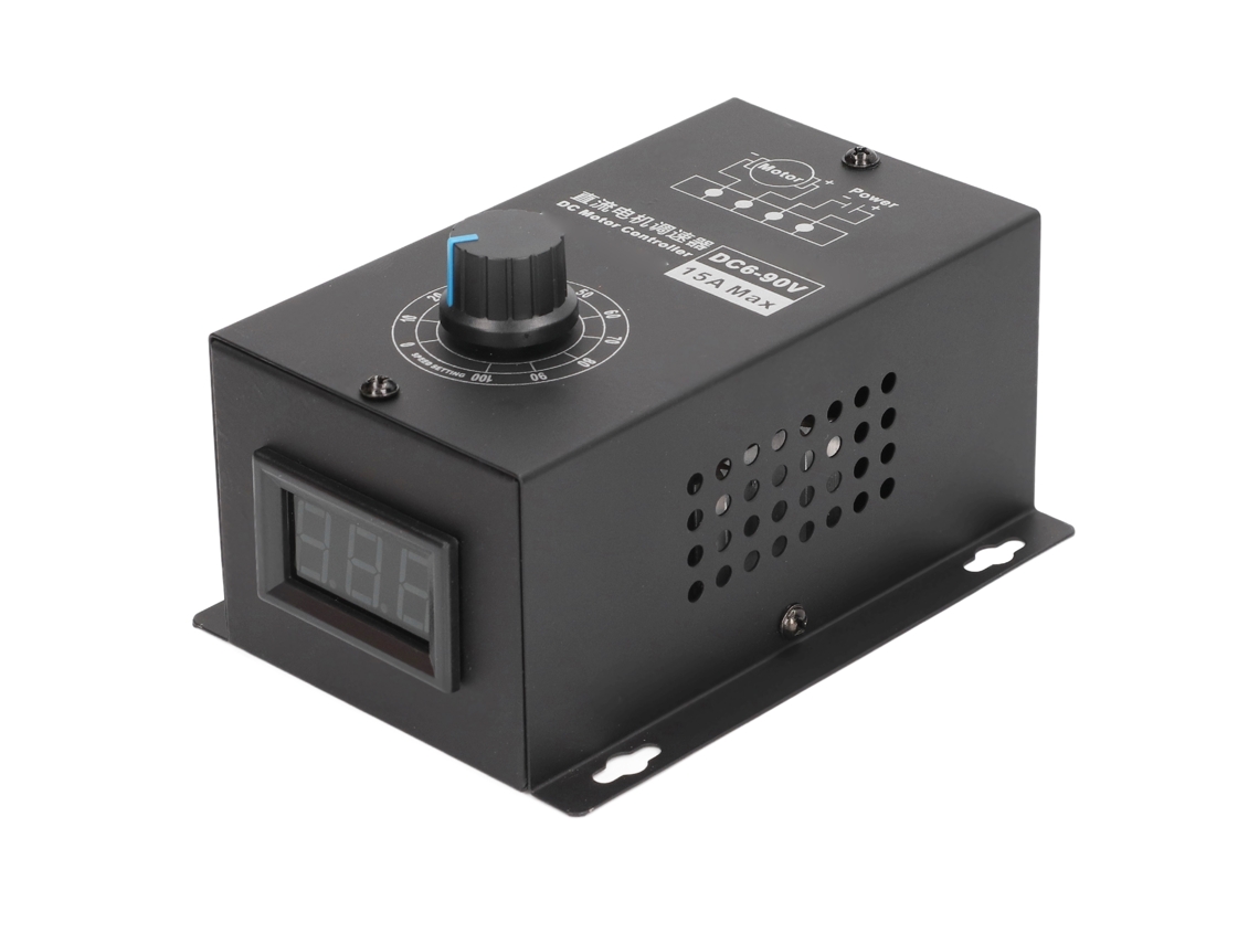 Controlador De Velocidad Para Motor Dc 15a Regulador Pwm Con Rotación Adelante Y Atrás Universal