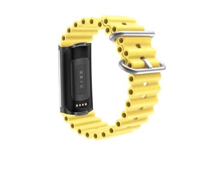 Correa Ocean para Fitbit by Google Charge 5 Amarillo