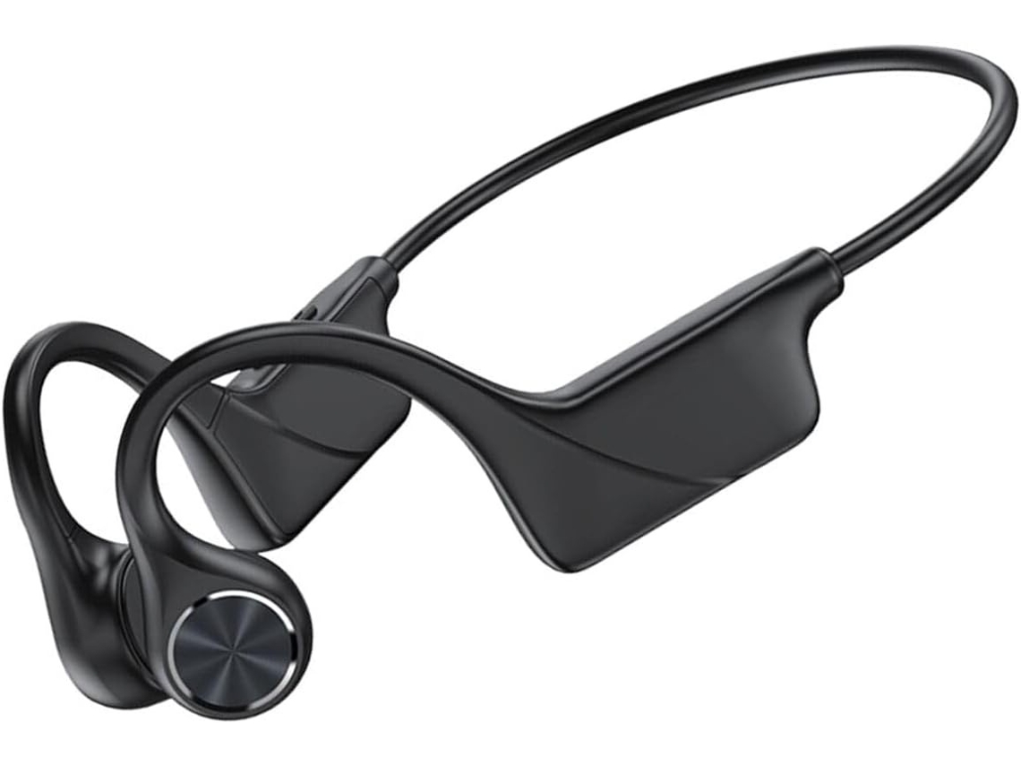 Auriculares Bluetooth supraaurales JIAPEI con iluminación LED, sonido estéreo HiFi, plegables, micrófono, color negro.