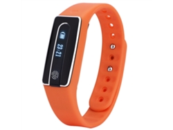 Pulsera Inteligente Con Podómetro, Monitor De Frecuencia Cardíaca Y Bluetooth, Brazalete Deportivo Naranja