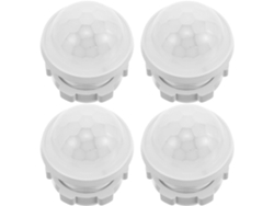 Paquete De 4 Fundas Protectoras Blancas Para Sensor De Cuerpo Humano, Carcasa