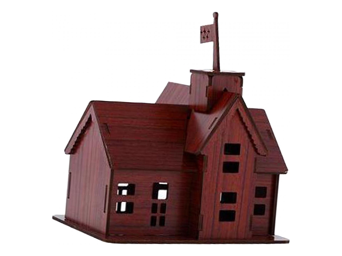 Rompecabezas de madera 3D Arquitectura Slowmoose Puzzle House