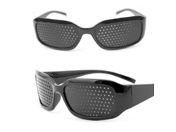 Gafas De Plástico Antifatiga Para Corregir El Ejercicio Ocular, Con Agujeros Pequeños, Para Deportes.