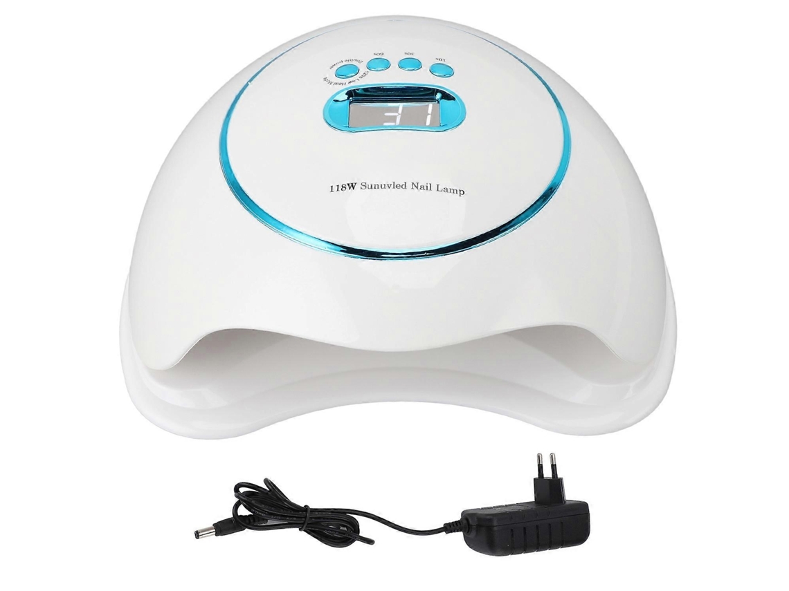Lámpara secadora de uñas de alta potencia con sensor automático, pequeña lámpara UV portátil multifuncional rápida para el hogar Ly Ebike
