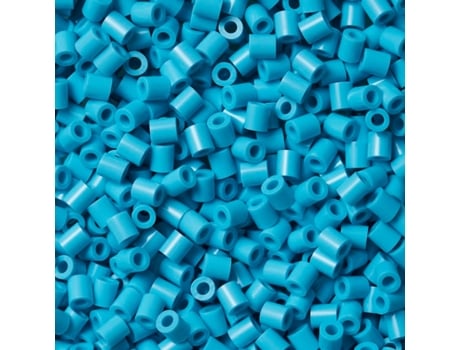 Juego de Mosaicos HAMA Set de Cuentas de Plastico midi azure (1000 Peças - Azul)