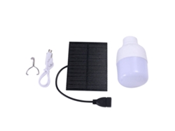 Yncm2026-panel Solar De Silicio Monocristalino Kit De Luz Led Recargable Usb Para Camping Senderismo Pesca Interior Exterior