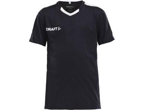 Camiseta de Hombre para Fútbol CRAFT Progress Contrast Negro (122 / 128 cm)
