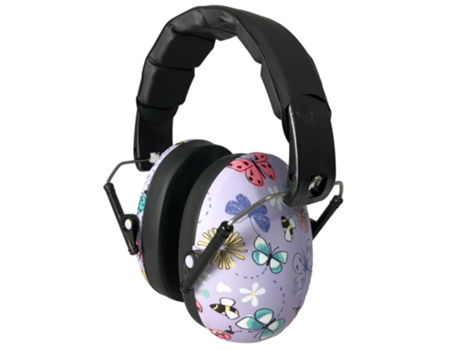 Banz Kidz - Auriculares Con Cancelacin De Ruido Para Nios Butterfly