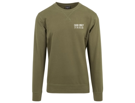 Camiseta de Hombre MISTER TEE Cuello Redondo Only Cachemira Verde (M)