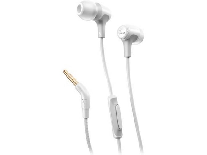 Auriculares con Cable JBL E15 (In Ear - Micrófono - Blanco)