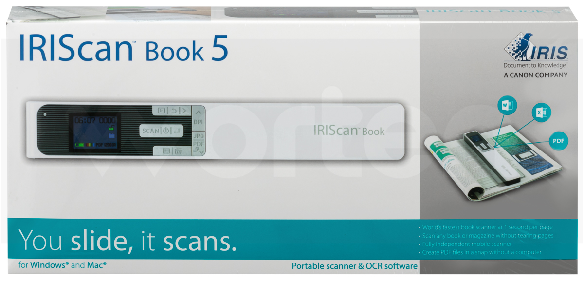 Escáner Portátil IRIScan Book-5 Blanco