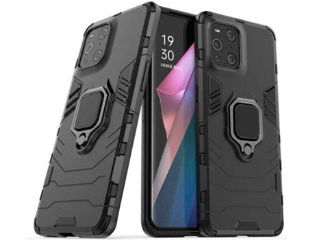 Carcasa Oppo Find X3 Pro G4M Protección Militar Magnética Negro