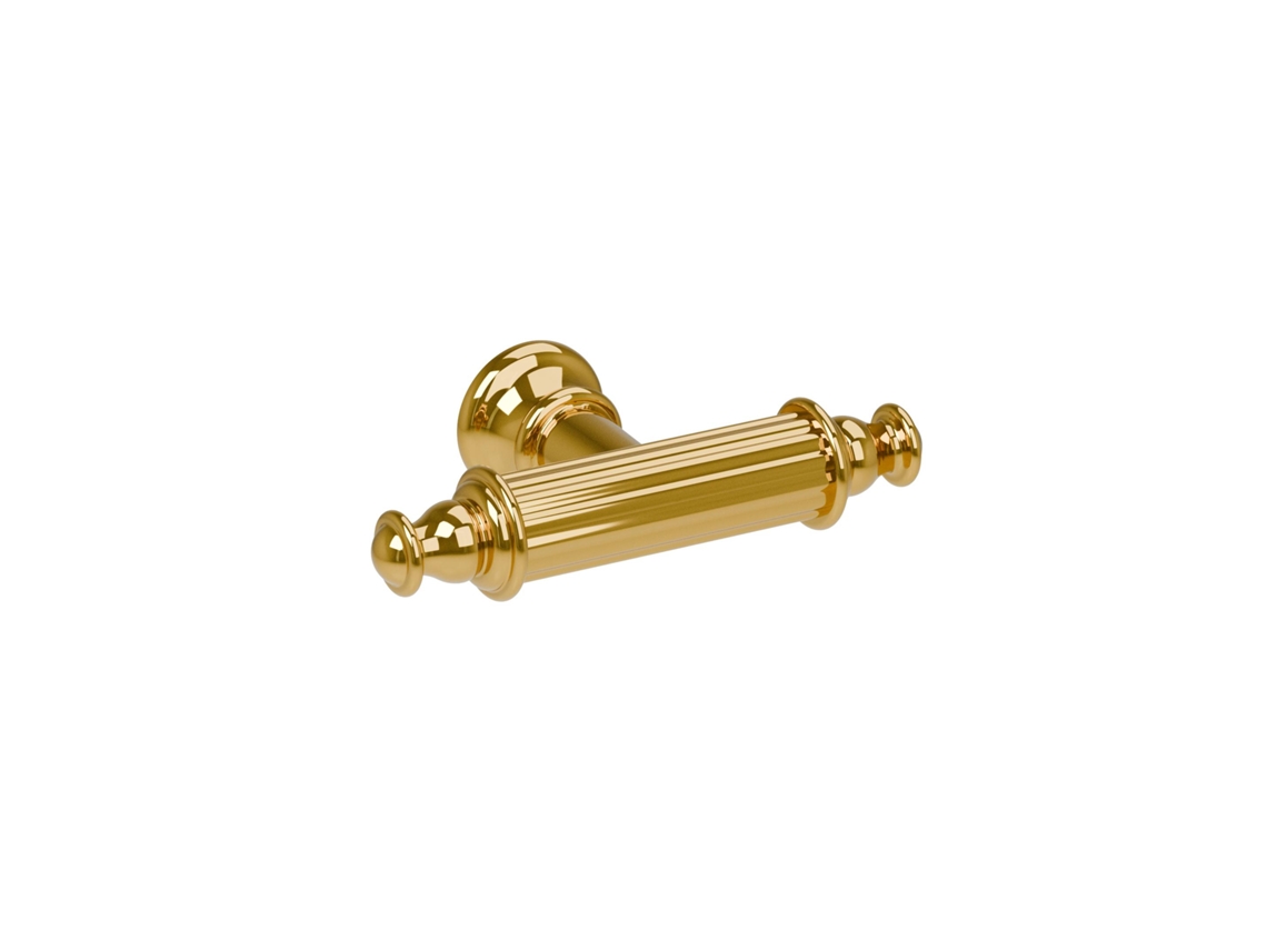 Pomo Para Mueble De Zamac 78 Mm De Largo Chapado En Oro Lote De 6mm