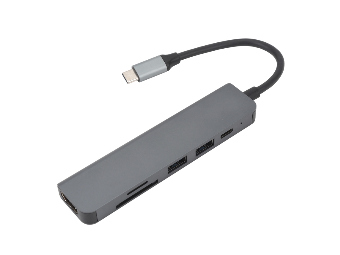 Vlrla-2026novohub De Expansión Usb C 6 En 1 Con Estación De Acoplamiento 87w 4k