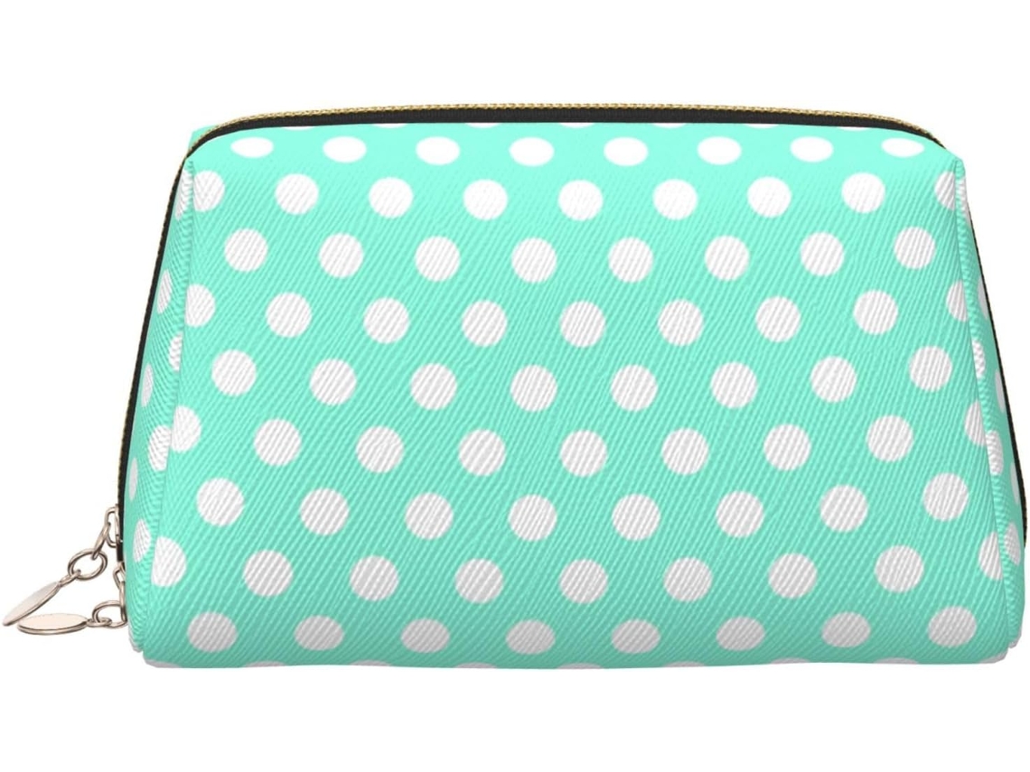 Cartera de piel para mujer con cierre de cremallera y estampado de margaritas E/BRAND
