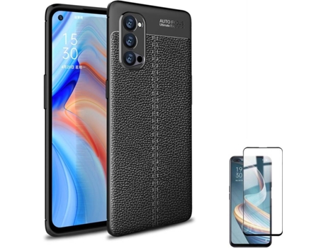 Funda y Protector Oppo Reno 4 Pro 5G PHONESHIELD Full Cover Negro