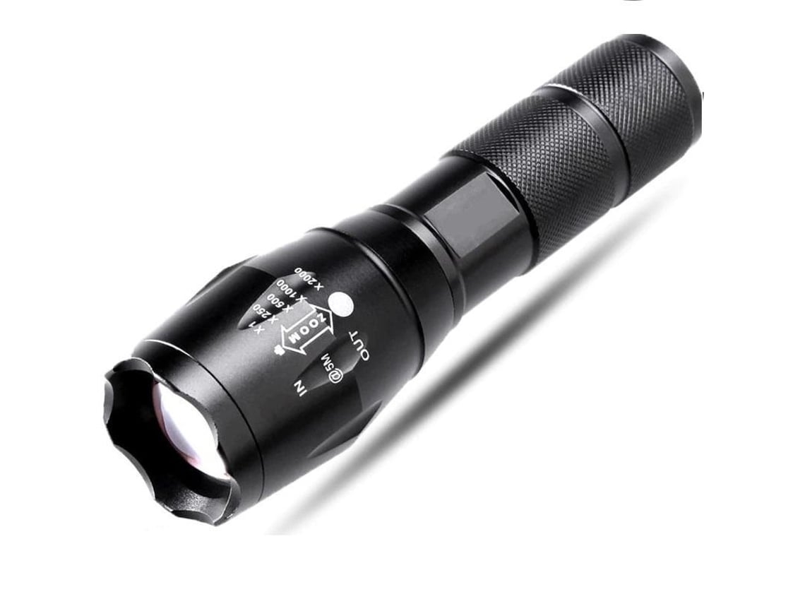 Linterna Led Negra Potente