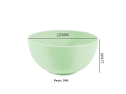 (pequeño Verde) Tazón De Cocina Ecológico De Plástico Sólido De 6 Pulgadas, Gran Capacidad