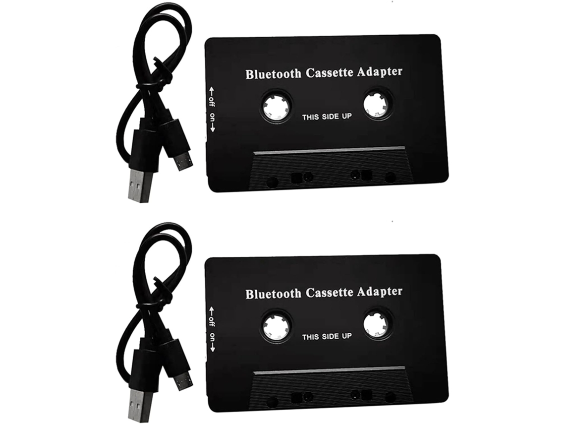 Adaptador Estéreo Para Coche Con Bluetooth 5.0 Y 2 Casetes Universales.