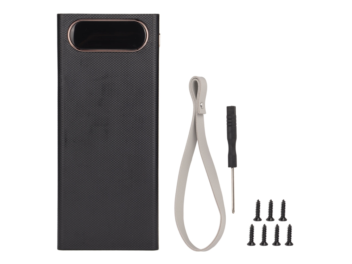 Soporte Para Baterías 18650 Batería Portátil Casera Sin Soldadura Kit De Cargador De Salida Usb Dual