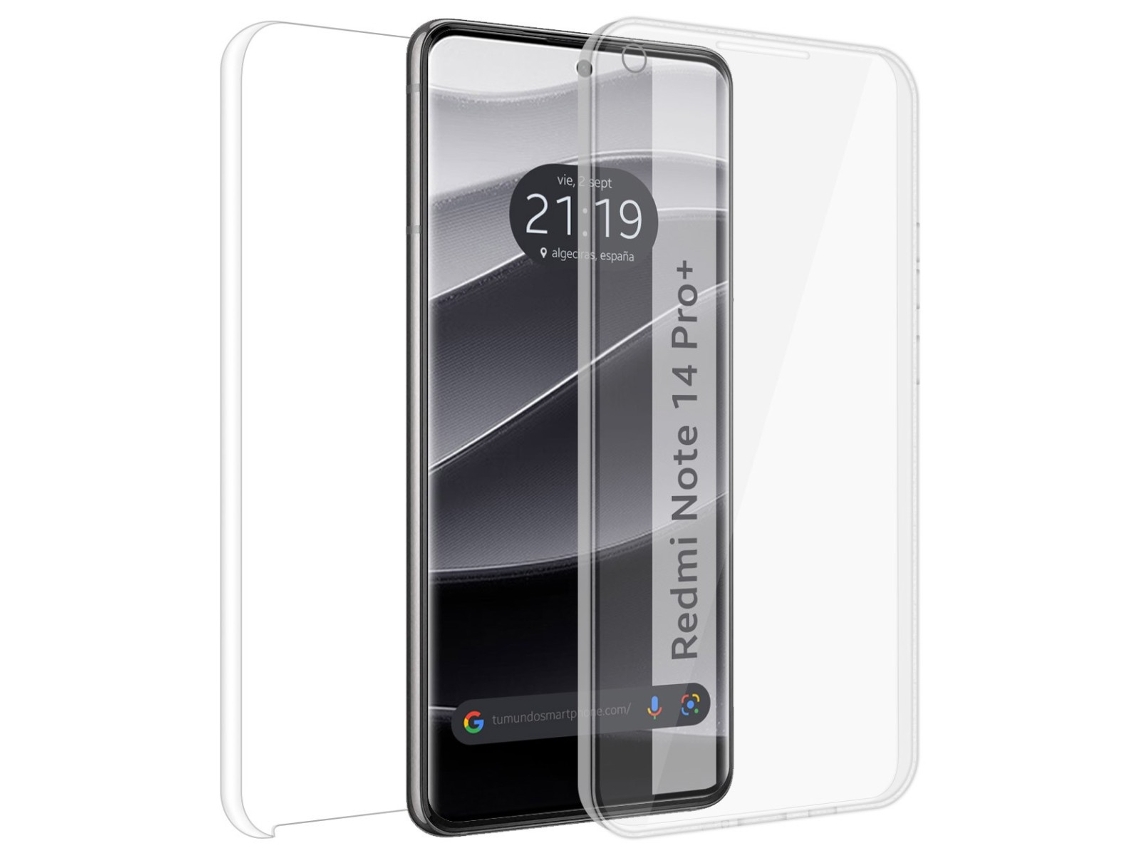 Funda para Xiaomi Redmi Note 14 Pro Plus 5G TUMUNDOSMARTPHONE Transparente