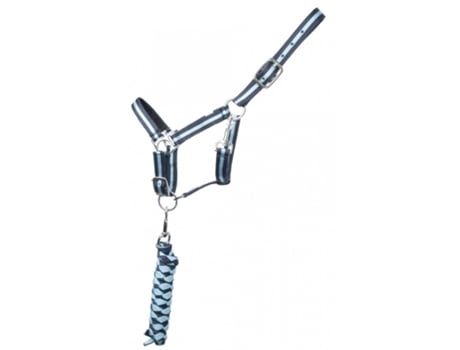 Cabezada doble para caballos + cuerda de guía T de T