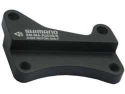 Adaptador de Freno de Disco Trasero SHIMANO Ma-R203S Pour Br-M 203 Mm (Negro-203 mm)