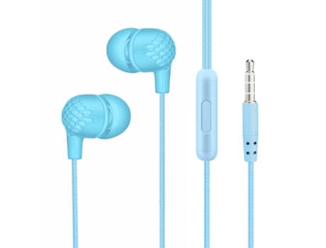 Auriculares con cable Fevers Calidad de sonido Compatible con HD Control de cable de llamadas Auriculares estéreo deportivos de 3,5 mm para juegos ...