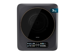 Cecotec Secadora Compacta De Evacuación 3 Kg Bolero Dresscode Dry 3400v Dark, 8 Programas, Clase G