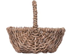 Panier En Osier Tressé Petit À Fleurs Para Almacenamiento Élégant Les De Mariage
