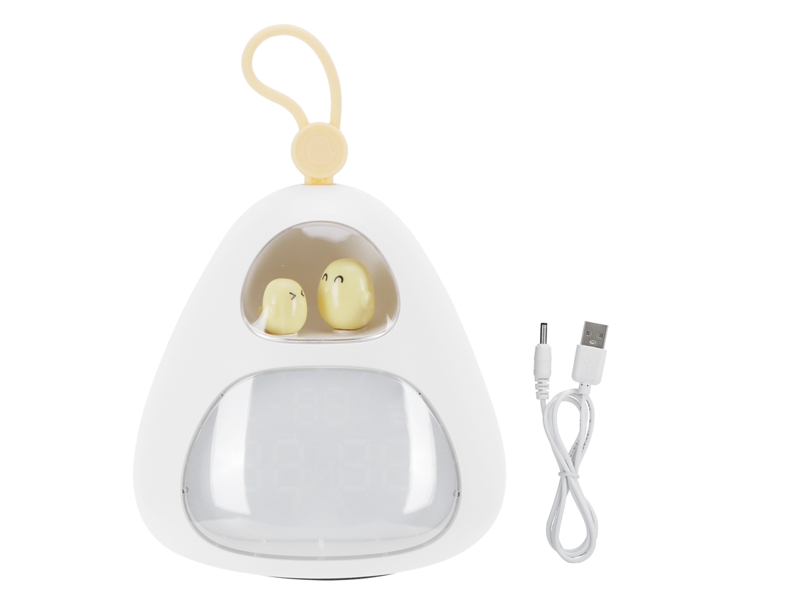 Reloj Despertador Con Luz Nocturna, Bluetooth, Usb, Lámpara De Mesa Multifuncional, Regalo De Cumpleaños